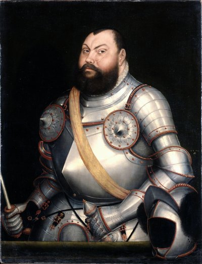 Elettore Giovanni Federico il Magnanimo di Sassonia da Lucas Cranach the Elder